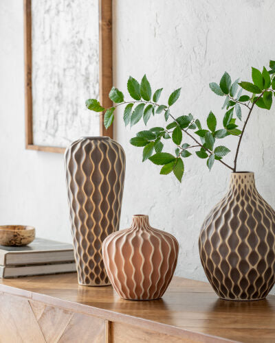 LIVABLISS Waves WVS001-SET Decorative Vase
