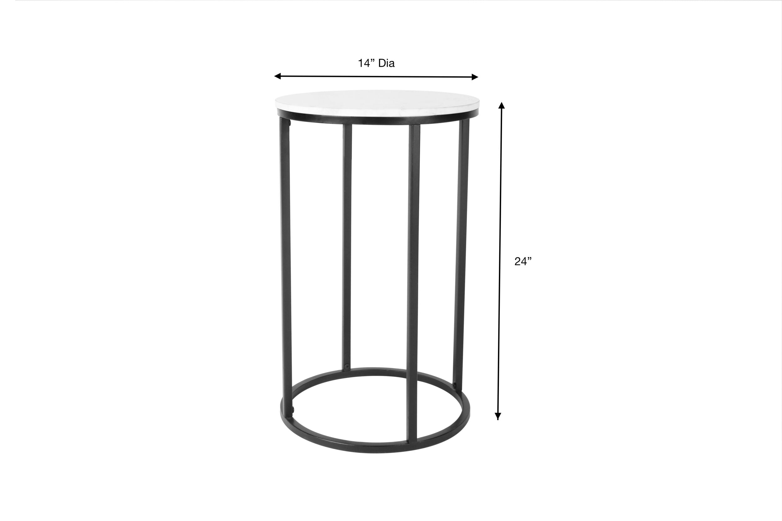 Surya Aryaa YAA-013 Furniture End Table by LIVABLISS