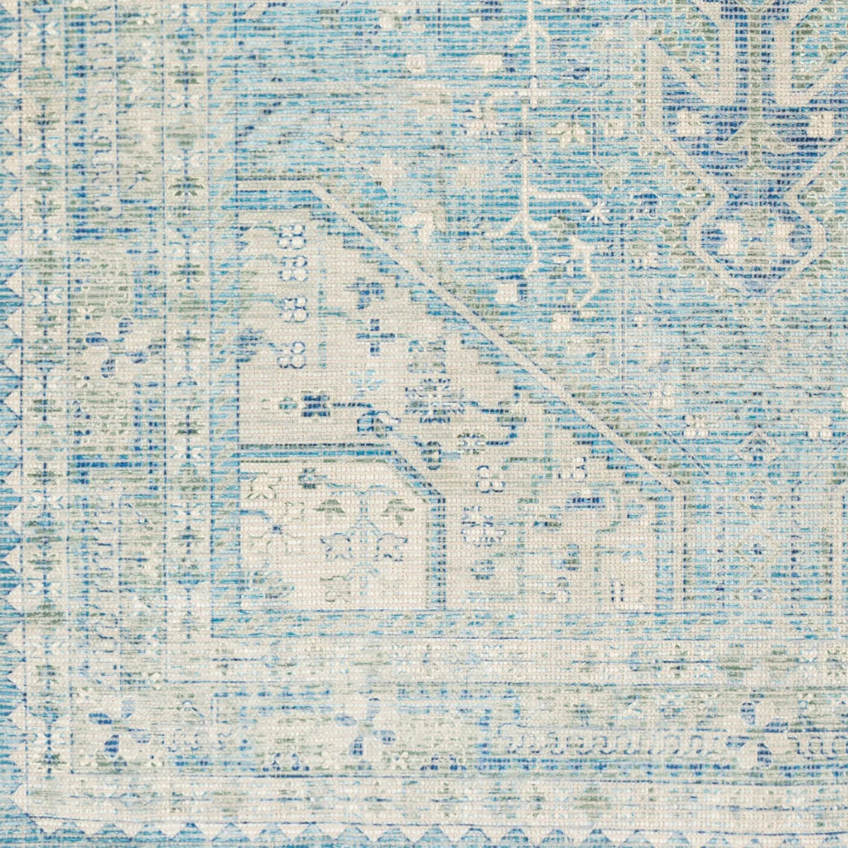 LIVABLISS Zainab ZAI-2304 Aqua Area Rug