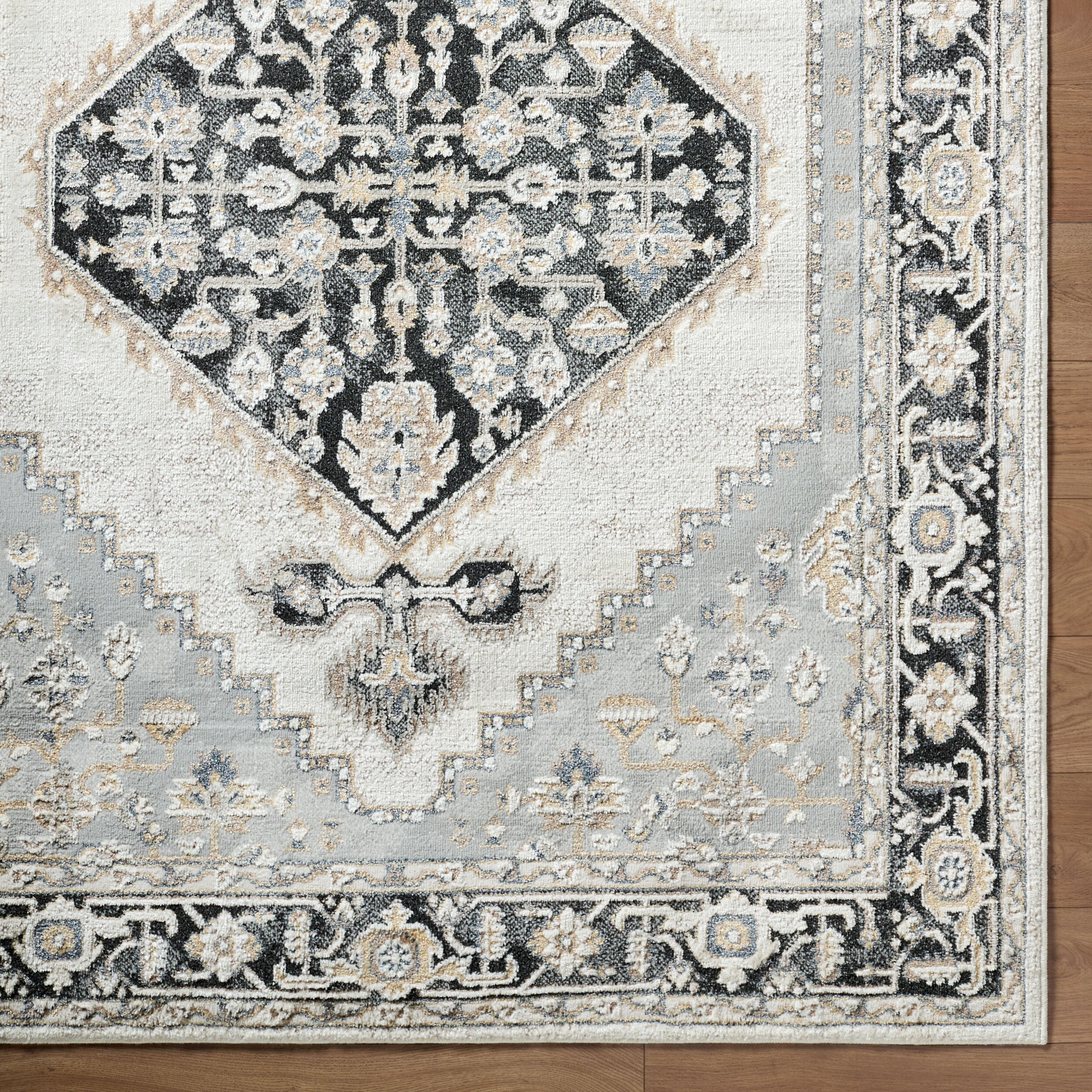 Surya Zidane ZDN-2300 White Area Rug by LIVABLISS