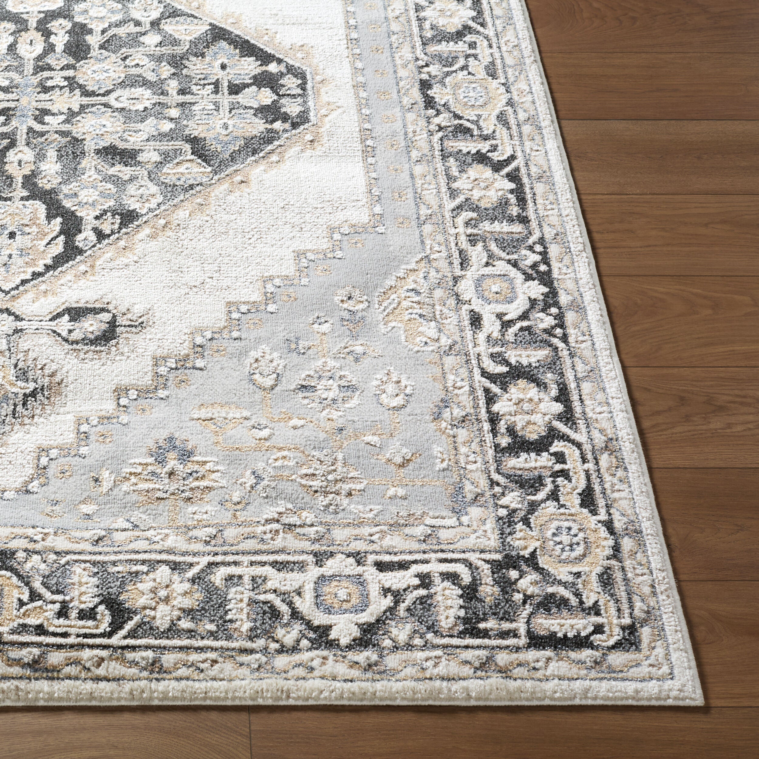 Surya Zidane ZDN-2300 White Area Rug by LIVABLISS