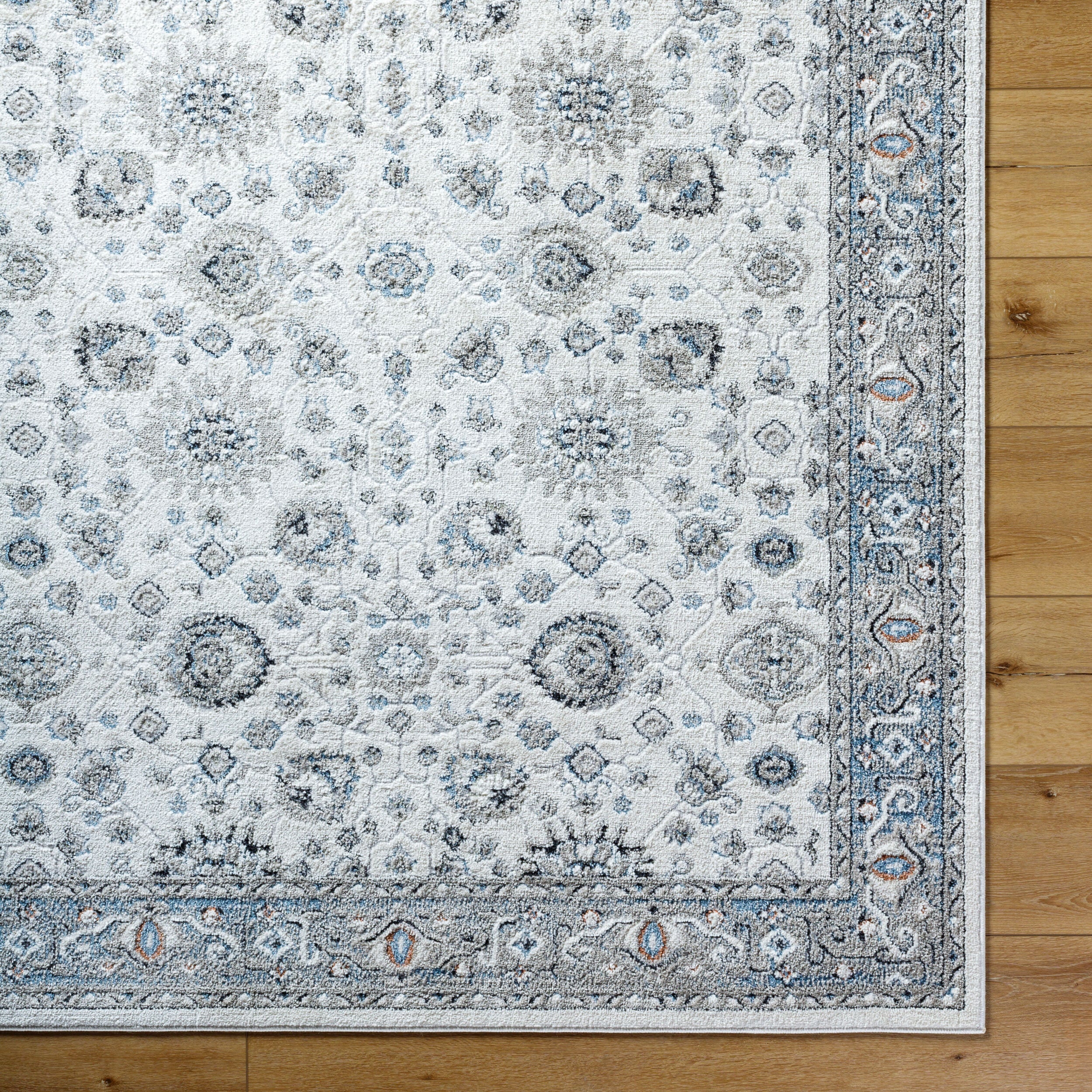 Surya Zidane ZDN-2302 White Area Rug by LIVABLISS