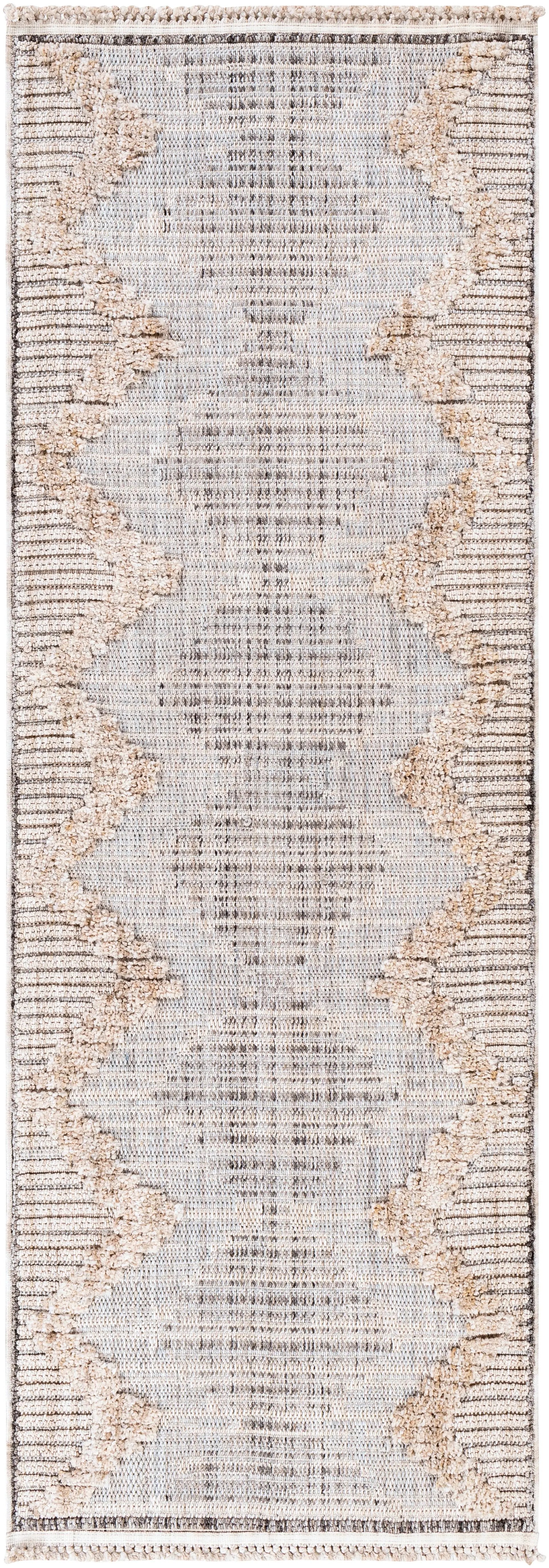 Zaragoza ZRZ-2300 Medium-Gray Area Rug by LIVABLISS
