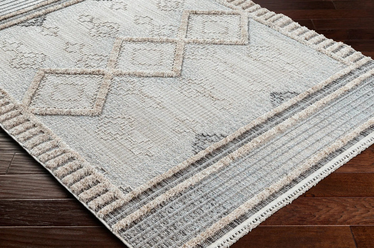 Zaragoza ZRZ-2301 Cream Area Rug by LIVABLISS