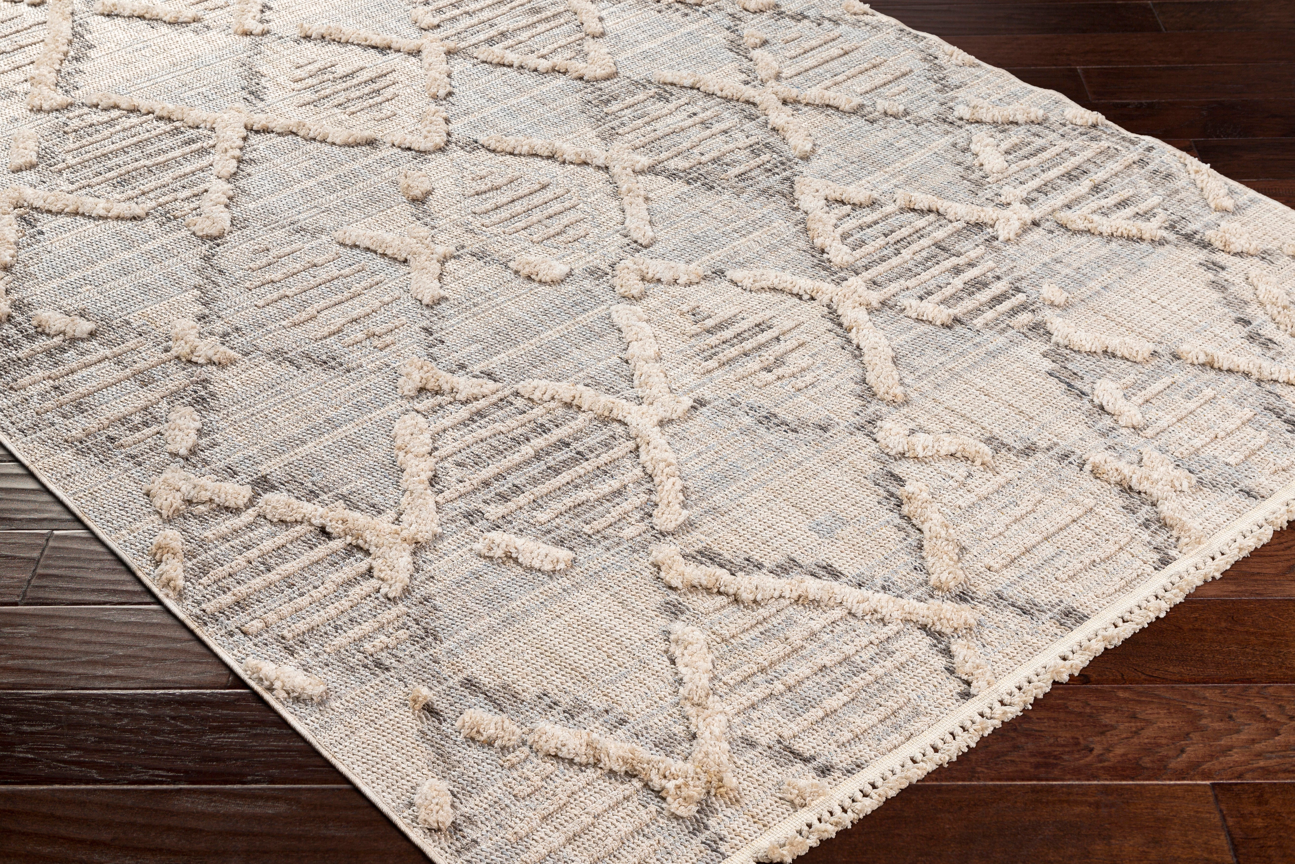 Surya Zaragoza ZRZ-2311 Medium Gray Area Rug by LIVABLISS
