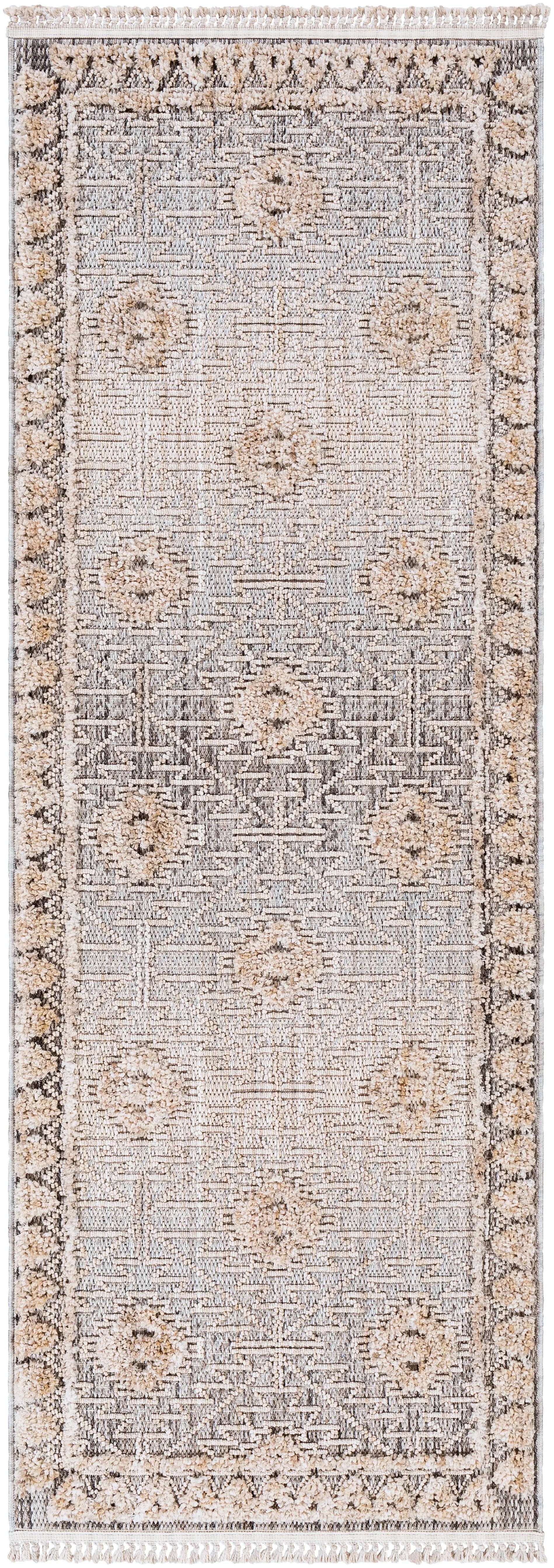 Zaragoza ZRZ-2318 Light-Beige Area Rug by LIVABLISS