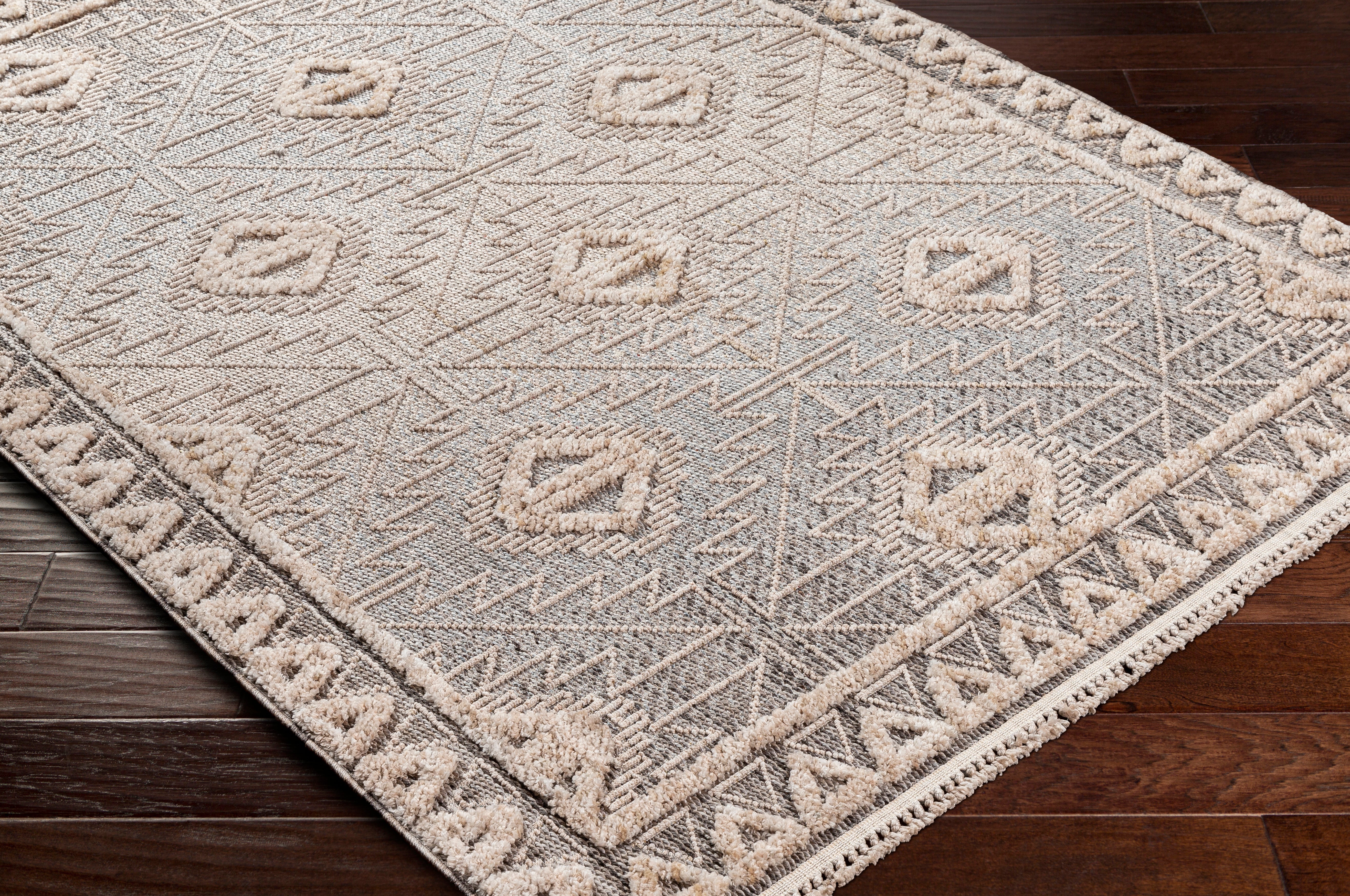 Surya Zaragoza ZRZ-2318 Light Beige Area Rug by LIVABLISS