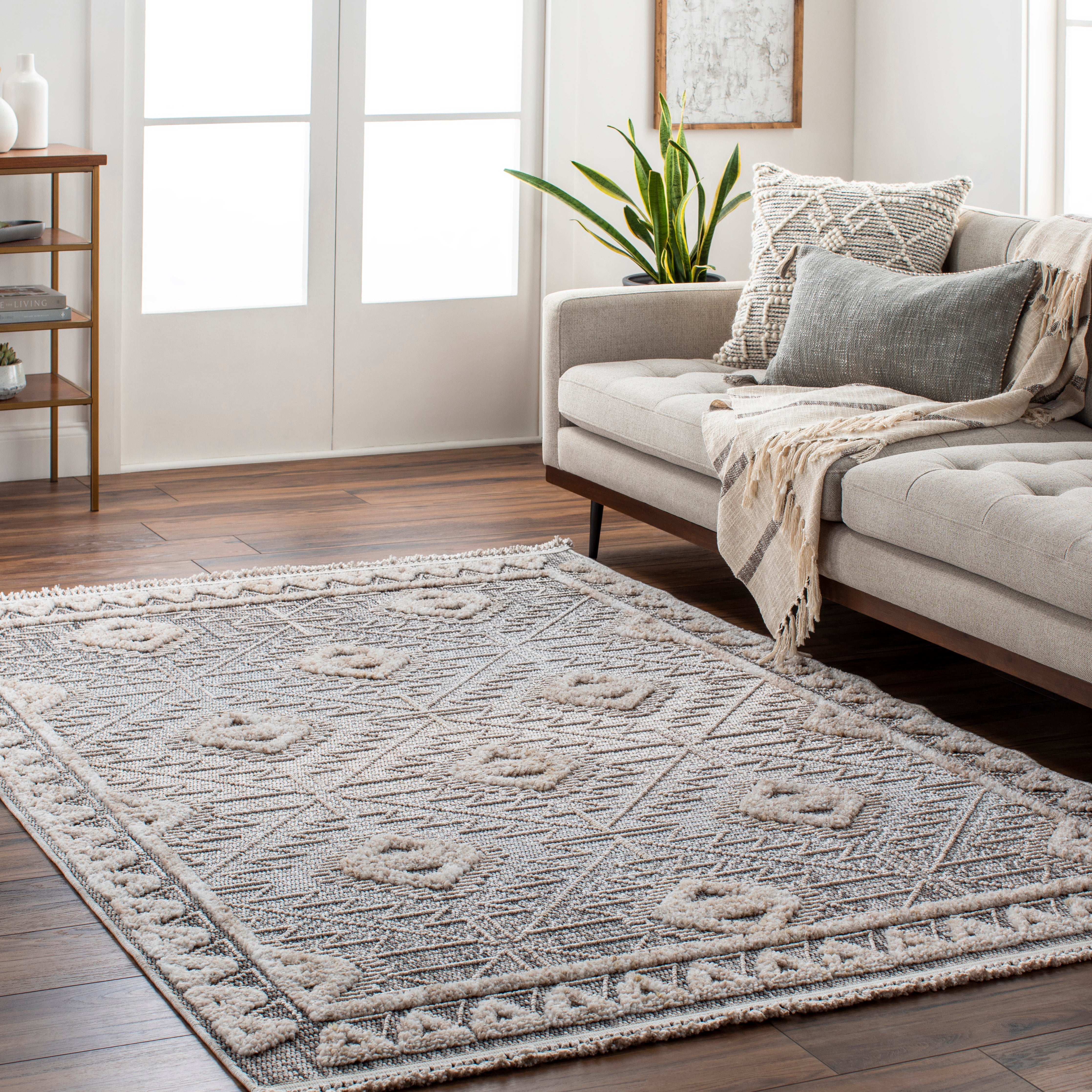 Surya Zaragoza ZRZ-2318 Light Beige Area Rug by LIVABLISS