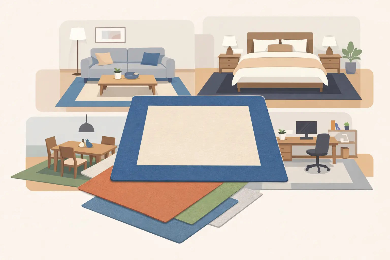 Square Rug Placement Guide for Every Room