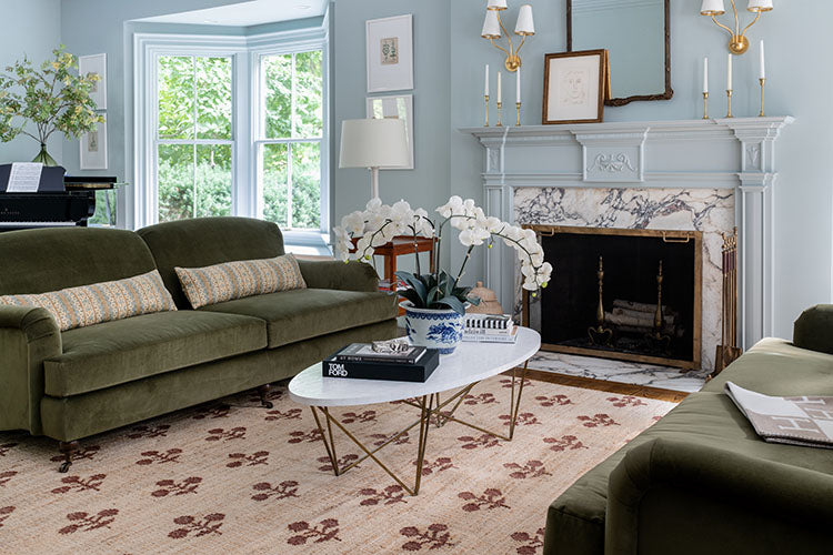 Erin Gates Orchard ORC-2 Rust Area Rug by Momeni