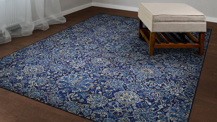 Couristan Easton Winslet 6335-3151 Sapphire Area Rug