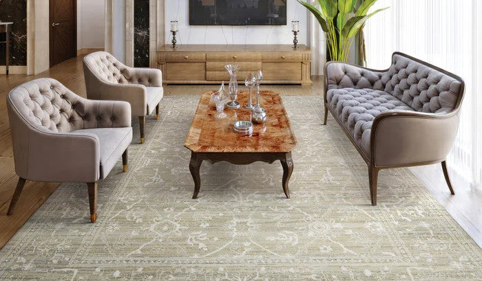 Everest Persian Arabesque 6340-7565 Bone Area Rug
