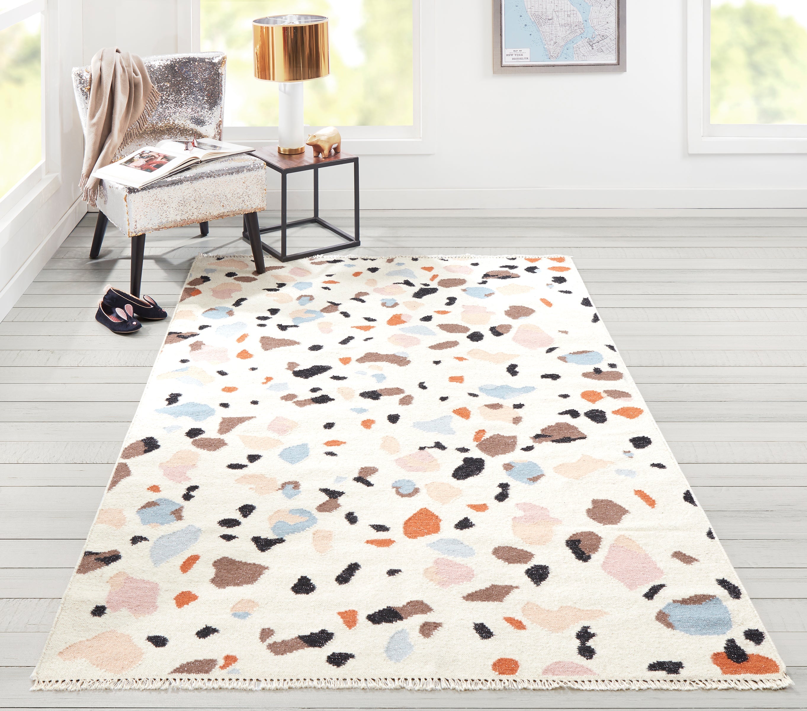 Novogratz Jem JEM-2 Ivory Hand Woven Area Rug by Momeni