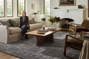 Jean Stoffer x Loloi collection area rugs—durable polyester, jute, and cotton in classic, vintage, and modern styles for timeless elegance in any space.