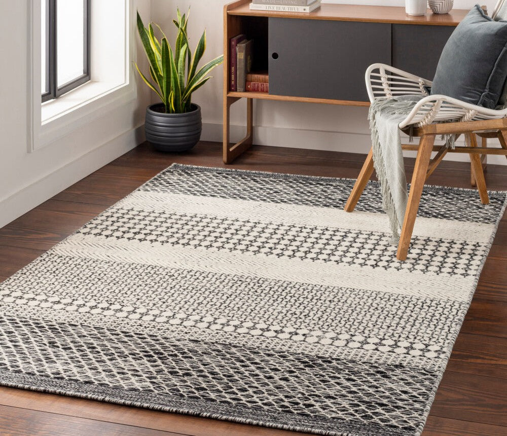 Livabliss Mardin handmade collection. Bohemian global rug that instantly enhances your living space with its artistic appeal and rich textures.