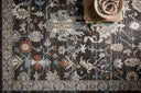Odette Collection area rug showcasing vintage Turkish Oushak motifs, power-loomed in Turkey from soft, durable polyester in a range of versatile colors.