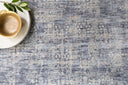 Loloi Pandora Collection, power‑loomed in Turkey, 100% polyester pile, low‑shedding, soft underfoot, high‑to‑low textured pile, durable for high‑traffic areas.