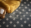 Chic blue area rug from Rug Resources, adding vibrant color and modern elegance to a stylish living space.