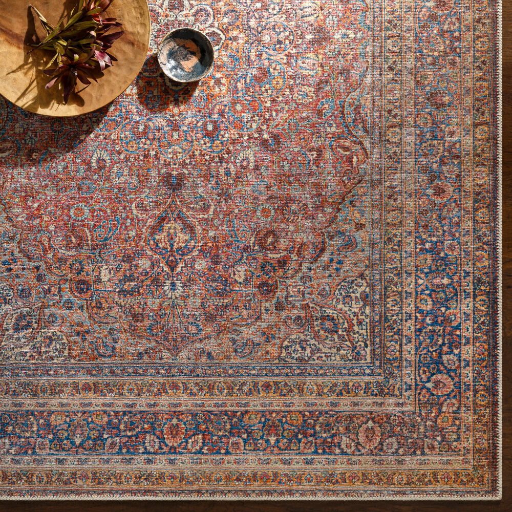 LIVABLISS Machine Washable Amelie Collection area rug.