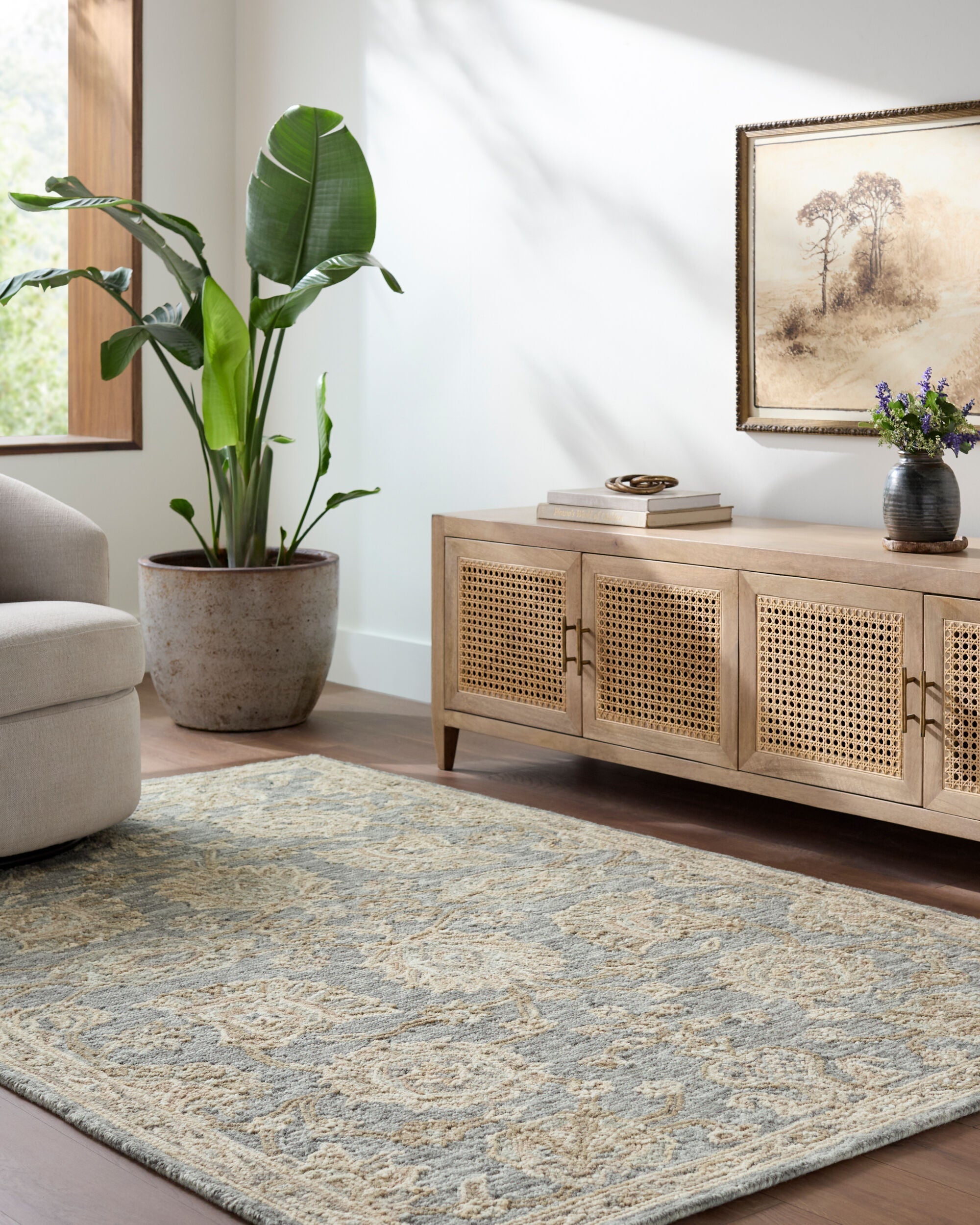Surya Arnold AOD-2300 Slate Gray Area Rug by LIVABLISS