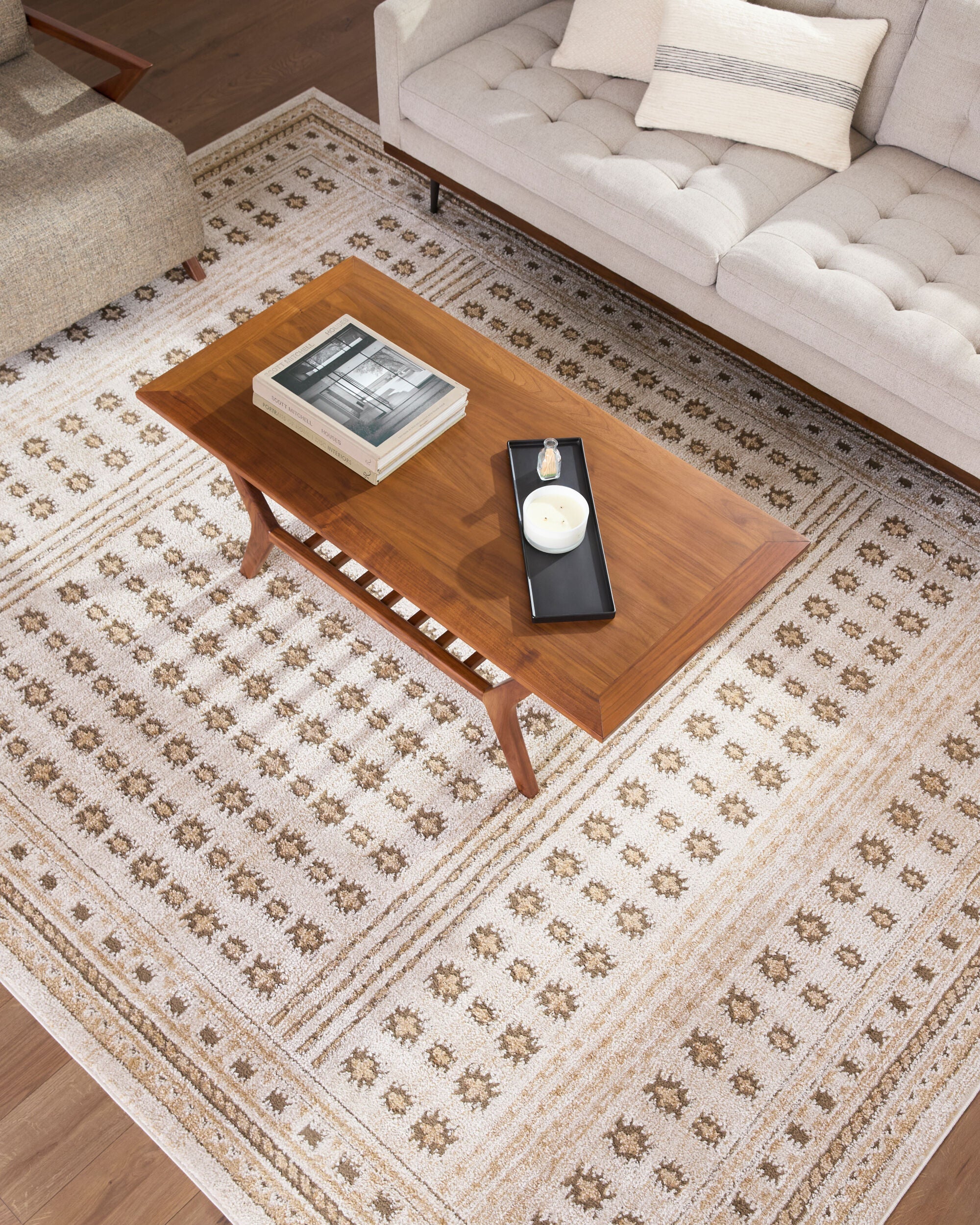 Elle Decor x Livabliss Alma EDAL-2305 Ivory Area Rug Collection