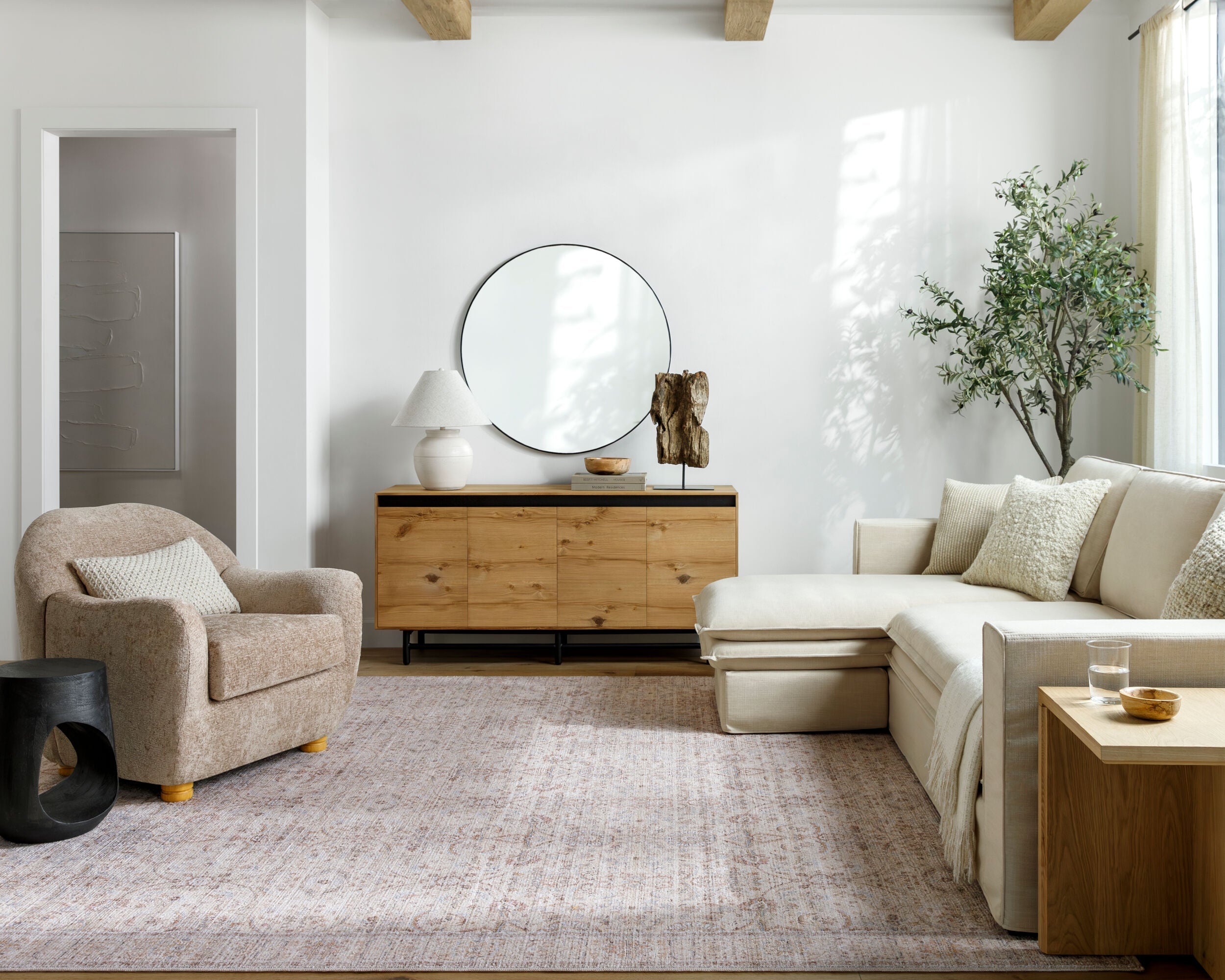 Our PNW Home x LIVABLISS Spokane PNWSP-2301 Light Beige Area Rug