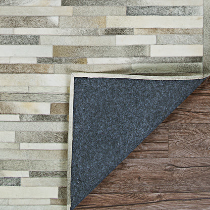 Couristan Chalet Plank Grey/Ivory Area Rug