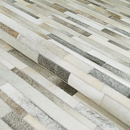 Couristan Chalet Plank Grey/Ivory Area Rug