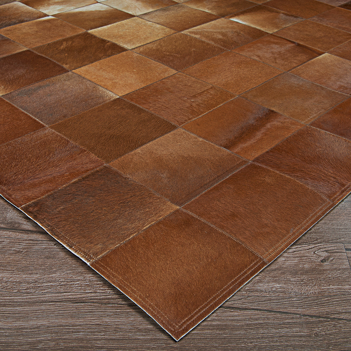 Couristan Chalet Tile Brown Area Rug