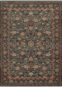 Couristan Kashimar Floral Vase 0614-4365 Sage Area Rug