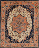 Hand Knotted Aryana 100% 9'-3" X 11'-4" Wool Area Rug