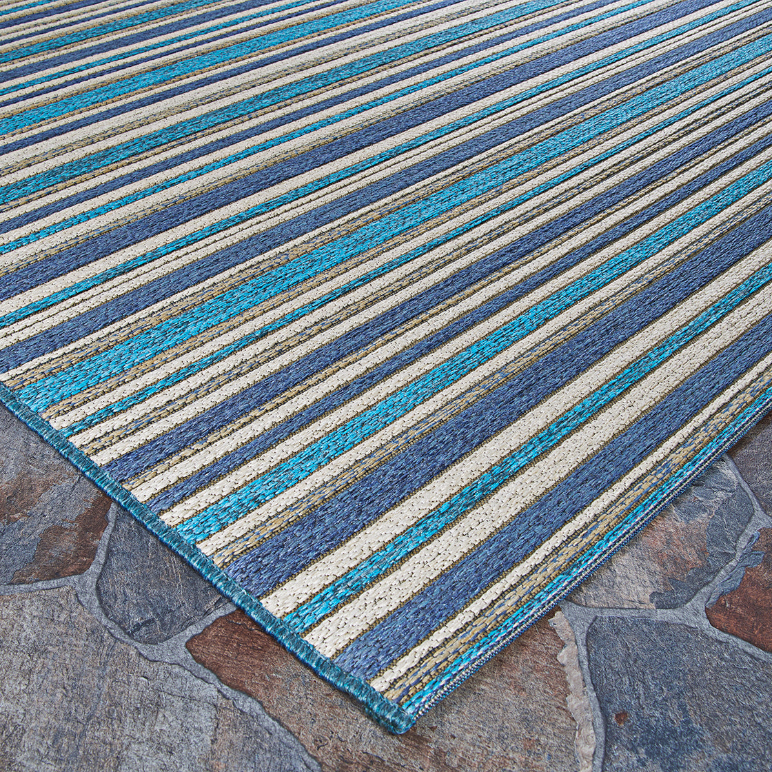 Cape Brockton Cobalt-Teal Area rug