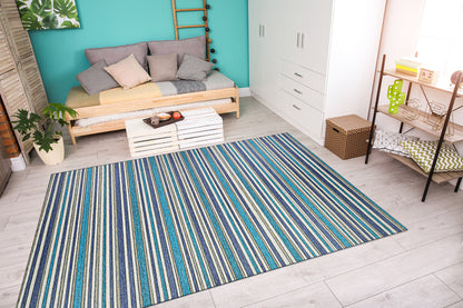 Cape Brockton Cobalt-Teal Area rug