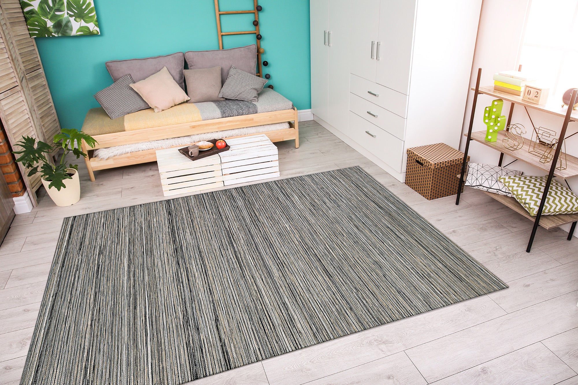 Cape Hinsdale Light Brown-Silver Area Rug