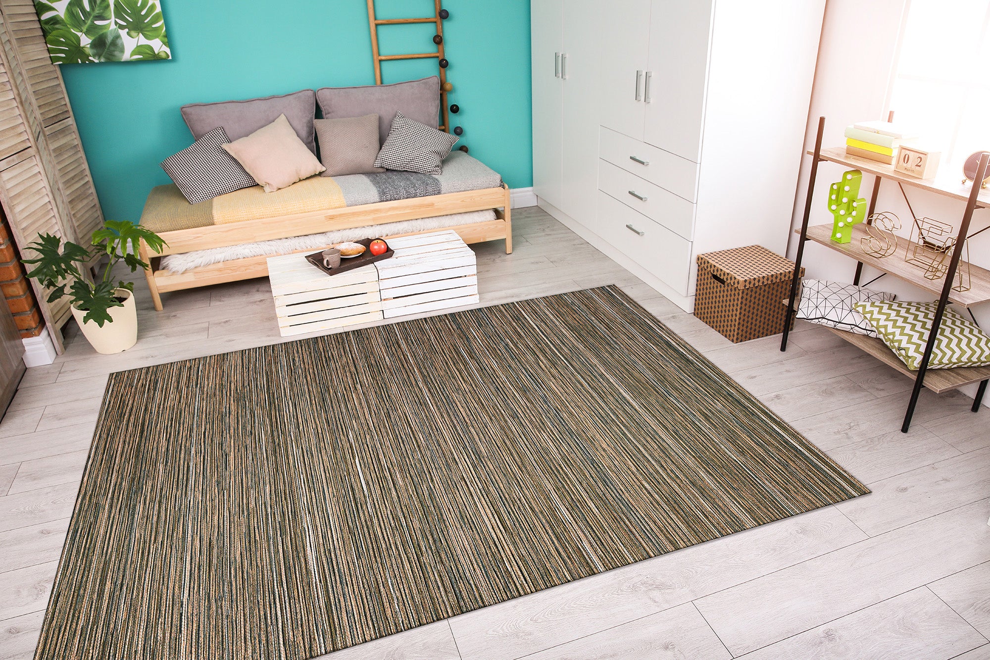 Cape Hinsdale Brown-Ivory Area Rug