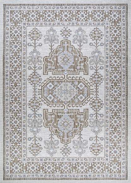 Couristan Charm Woodburn Ivory-Sand Area Rug