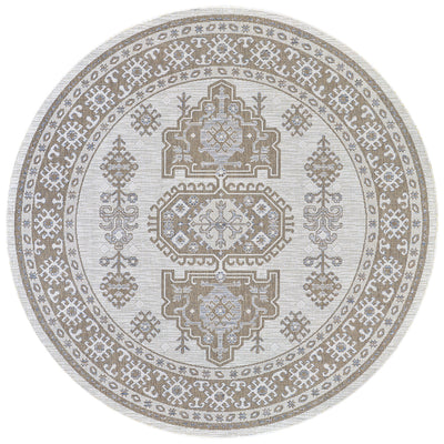 Couristan Charm Woodburn Ivory-Sand Area Rug