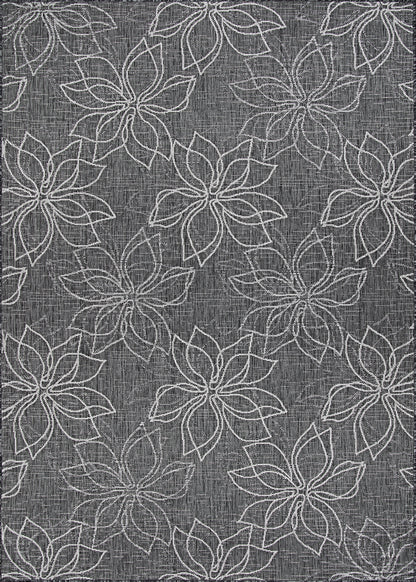 Couristan Charm Botanical Ash Area Rug