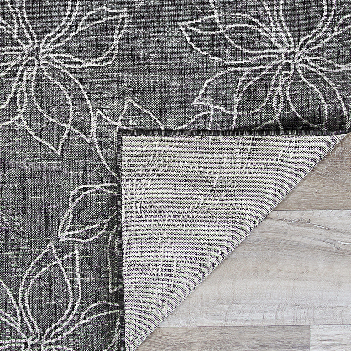 Couristan Charm Botanical Ash Area Rug