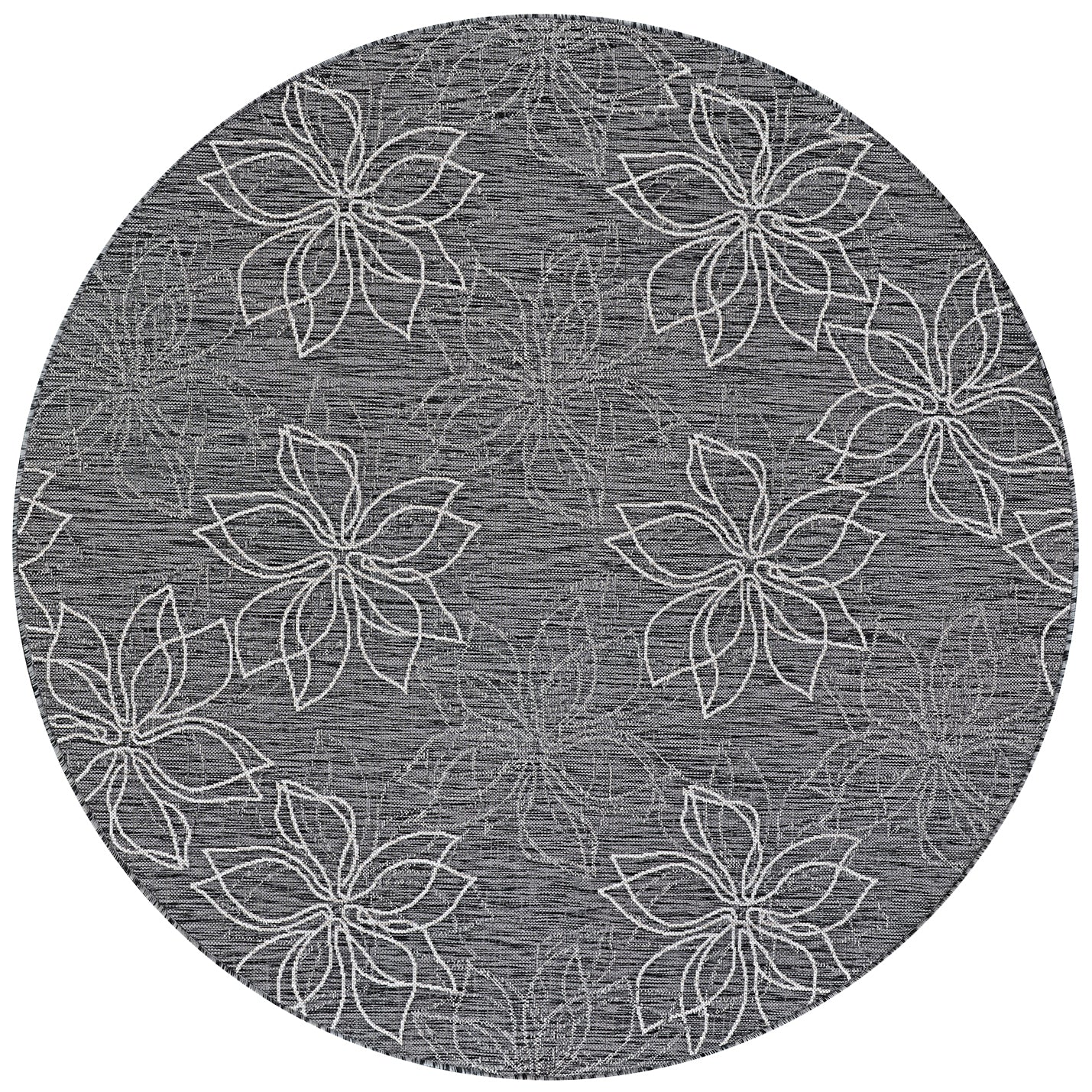 Couristan Charm Botanical Ash Area Rug