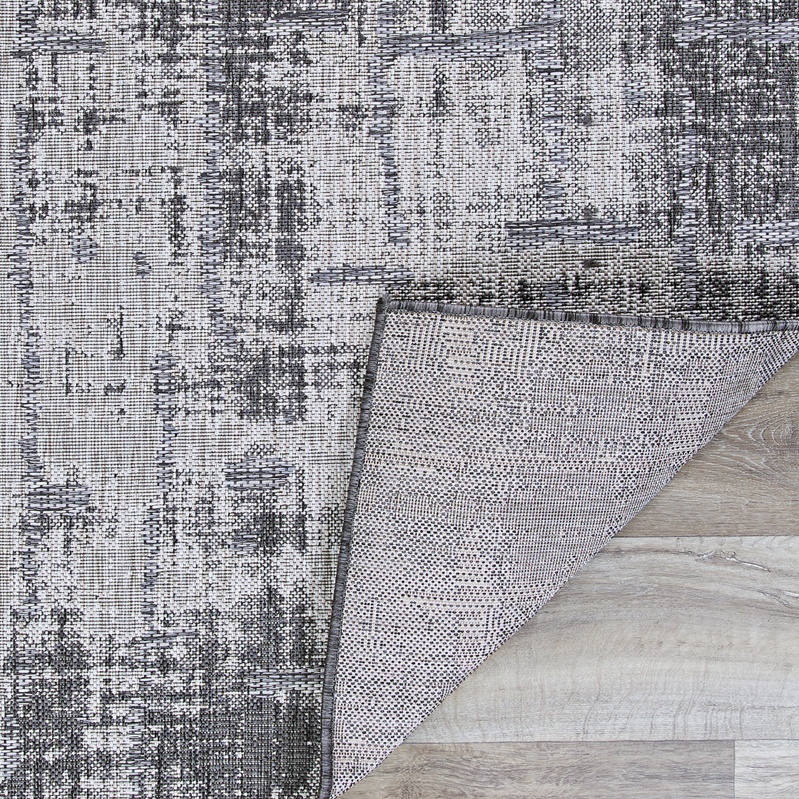 Couristan Charm Tiverton Anthracite-Light Grey Area Rug