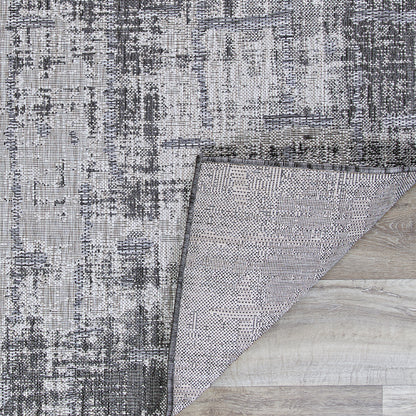 Couristan Charm Tiverton Anthracite-Light Grey Area Rug