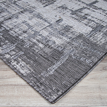 Couristan Charm Tiverton Anthracite-Light Grey Area Rug