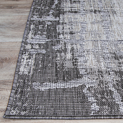 Couristan Charm Tiverton Anthracite-Light Grey Area Rug