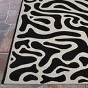 Couristan Castille Graffiti Black-White Area Rug