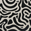 Couristan Castille Graffiti Black-White Area Rug