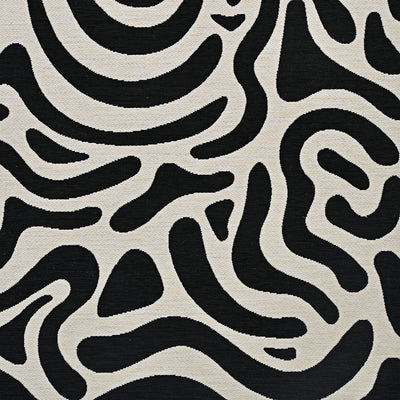 Couristan Castille Graffiti Black-White Area Rug