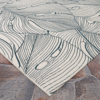 Couristan Castille Palma Petrol Area Rug