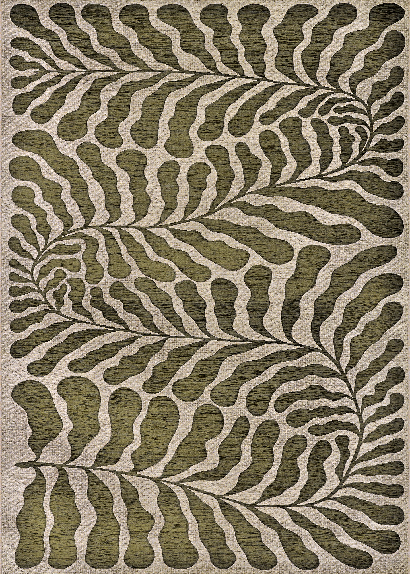 Couristan Castille Fiore Tea Leaf Area Rug