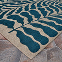 Couristan Castille Fiore Petrol Area Rug